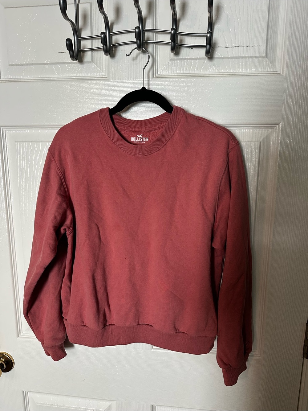 Hollister Women's Crewneck Sweatshirt - Dusty Rose